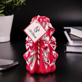 Art Blaze candle "Purple Angel", 13 cm