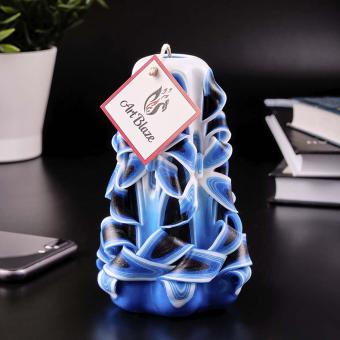 Art Blaze candle "Sea wave", 13 cm