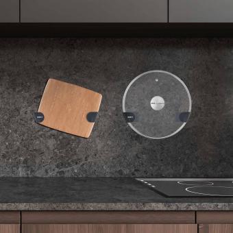 BEM lid holder, self-adhesive