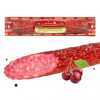 Большой мясной сет: сосиски, Докторская, салями, краковская, сало