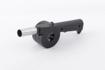 SANIN Grillaufsatz für 9 Spieße mit Elektromotor und Grillfön