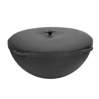 Kaufbei "Fergona" Походная печь/учаг и чугунный казан на 30 литров с крышкой