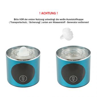 B-Ware BEM EVA Hydrogenflasche 280 ml - Wasserstoff-Wasserflasche mit SPE (PEM) Elektrolyse - Technologie