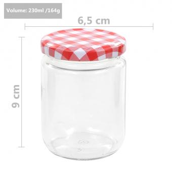 Marmeladenglas 230ml Einweckgläser Einmachgläser Glas