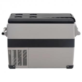 Ящик-холодильник с ручкой и адаптером черный и серый 45 л PP &amp; PE