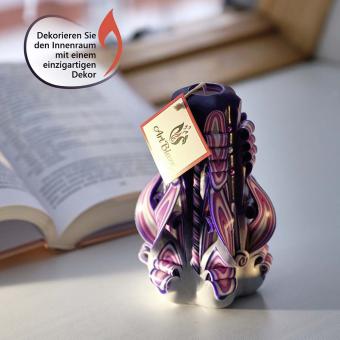 Art Blaze candle "Purple sunset", 13 cm
