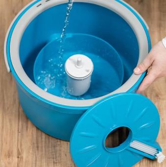 SmartMop Pro – Wassersparendes Trenn-System mit Reinigungsbürste & Drehfunktion