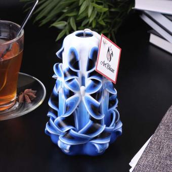 Art Blaze candle "Sea wave", 13 cm