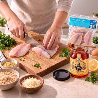 Fisch-Genussbox: Argentinischer Seehecht, Seehechtfilets & Tilapia