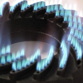 3 - Fuß Hockerkocher mit Zündsicherung & Piezozünder 50 mbar