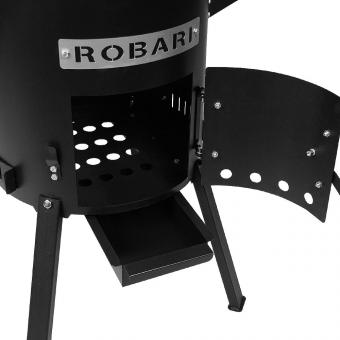 Feuerofen mit Schornstein 40 cm für Kasan 12 - 15 Liter mit 2 Ablagen