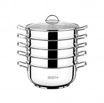Пароварка B-Ware BEM 30 см, нержавеющая сталь, 6 частей