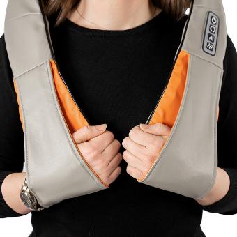 Роликовый массажер для шеи Шиацу с 8 массажными шариками