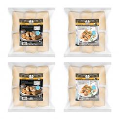 BARIN pancake set 2+2 with meat and quark filling, deep-frozen (4 х 520g)