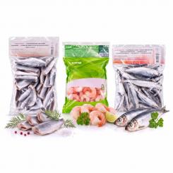 Fischbox für die Woche: Strömling-Hering & Whiteleg Garnelen für die Vorratsküche