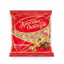 Fondant-Konfekt "Lastochka" mit Apfelsinengeschmack, umhüllt von Schokolade, 210g