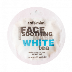 Café mimi face scrub mask white tea and lotus, 10 ml