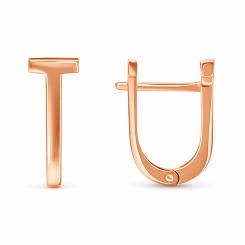 Earrings in 585 rose gold