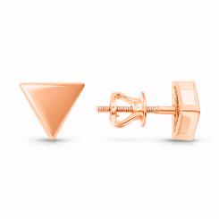 Stud earrings in 585 rose gold