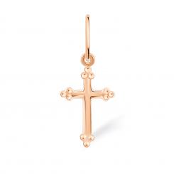 Anhänger-Kreuz aus 585er Rotgold, Höhe ca. 21 mm