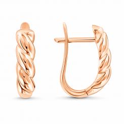 Ohrringe aus 585er Rotgold, Höhe ca. 15 mm