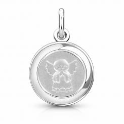 Pendant made of 925 silver, diameter approx. 11 mm, height approx. 19 mm