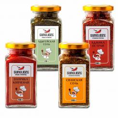 Sunelidze Пряные сокровища Кавказа – 4 традиционные смеси приправ для вашей кухни