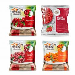 Beerenmix Set „Herbe Waldbeeren“ – Sanddorn, Preisel-, Moos- & Johannisbeere (4x300g)