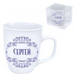 Coffee/tea mug "Sergei" 0,4 l