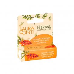Herbal Traditions Lip Balm Laura Conti Botanical with Sea Buckthorn, 4.8 g