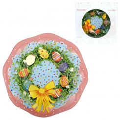 Пасхальная тарелка для 8 яиц, Ø 21 см, из стекла