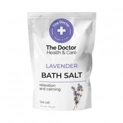 Домашний доктор Морская соль для ванн с экстрактом лаванды, расслабляющая и успокаивающая, 500г