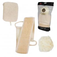 Badeset aus Sisal 3-tlg.