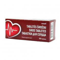 HERBIN Tabletten für das Herz, 50 Kapseln