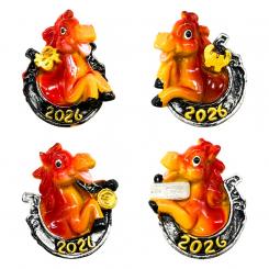 Магниты Год Лошади 2026, 4 x 5 см - в ассортименте