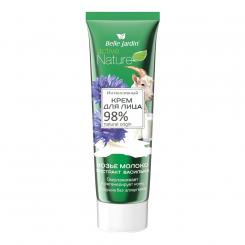 Belle Jardin Омолаживающий крем для лица с козьим молоком и экстрактом василька, 85 мл