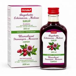 Rosehip, echinacea, lemon balm syrup, 200 ml
