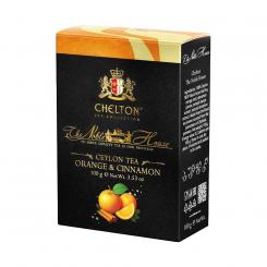 Chelton The Noble House – loser schwarzer Premiumtee mit Orange und Zimt, 100 g