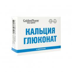 Golden Pharm Calciumgluconat, 24 Tabletten, 600 mg