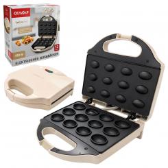 Elektrischer Backautomat Nussbäcker Belle – für 12 Nüsschen, 22.5 x 21.5 x 9.5 cm