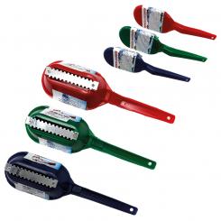 Fischschupper mit Edelstahlbehälter, 20 x 6 x 4,5 cm (Farben sortiert)