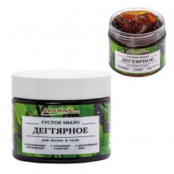 AROMA'Saules Dichte Körper- und Haarseife Teer, 250 ml