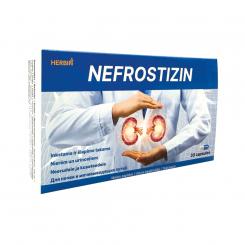 HERBIN Nefrostizin, Pflanzenextrakte aus Schachtelhalm, Schafgarbe und Segge, 30 Kapseln