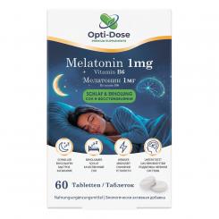 OPTI-DOSE Melatonin 1 mg + Vitamin B6, 60 tablets