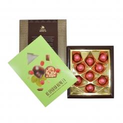 Siberian Cedar Pralinen Zedernkomet mit Erdbeeren 120 g