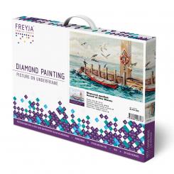 FREYA-Set: Diamond Painting "Meeresbrandung" Diamantstickerei(40 x 30 cm)