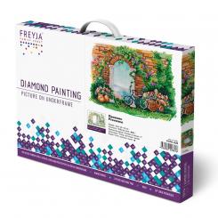 FREYA-Set: Diamond Painting "Provence" Diamantstickerei (40 x 30 cm)