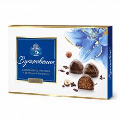 Vdohnowenije pralines with chopped hazelnuts in chocolate, box, 180 g