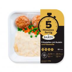 BARIN 5-Minute: meatballs with pasta and cheese sauce, 300 g