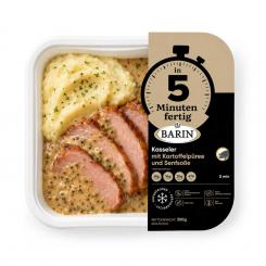 BARIN Ready in 5 Minutes: Smoked Pork Loin with Mashed Potatoes and Mustard Sauce, 300 g
